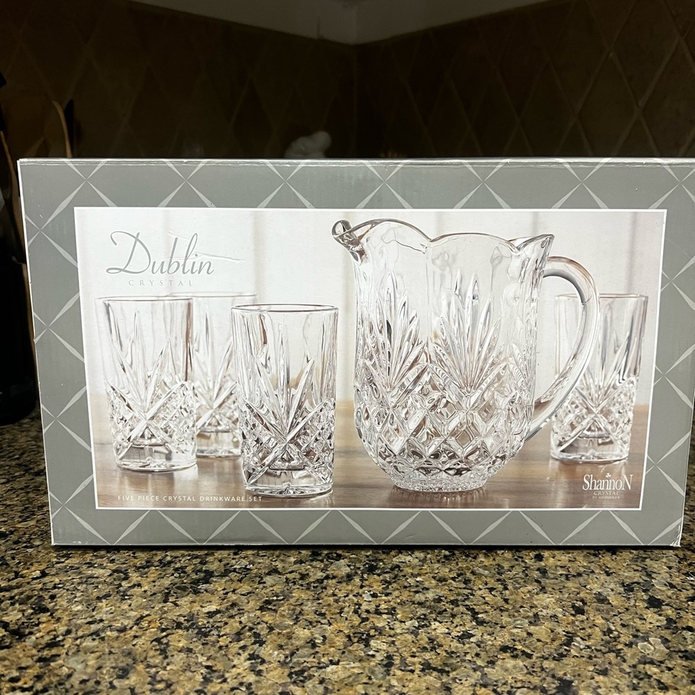 SHAN Dublin Crystal Drinkware Set - Clear